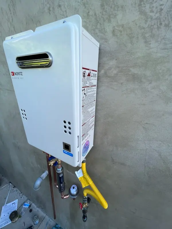 Tankless water heater installation for Livingston homes